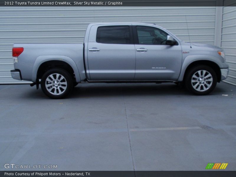 Silver Sky Metallic / Graphite 2012 Toyota Tundra Limited CrewMax