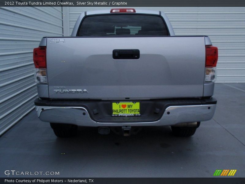 Silver Sky Metallic / Graphite 2012 Toyota Tundra Limited CrewMax