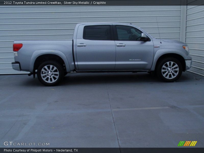 Silver Sky Metallic / Graphite 2012 Toyota Tundra Limited CrewMax