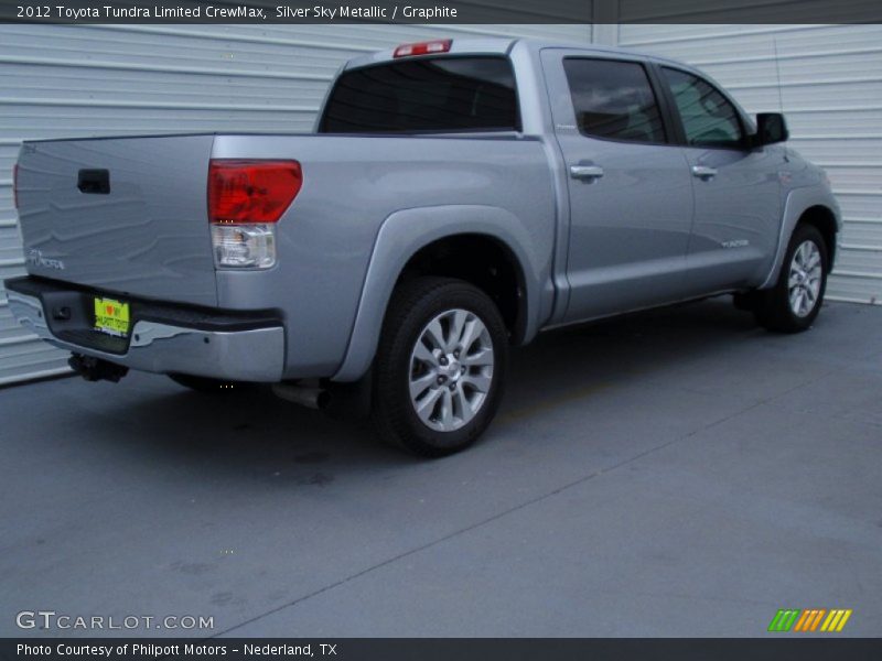 Silver Sky Metallic / Graphite 2012 Toyota Tundra Limited CrewMax