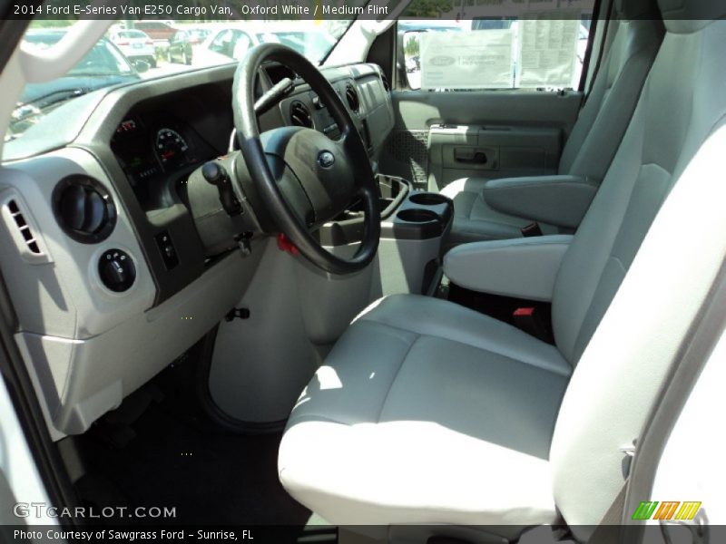 Oxford White / Medium Flint 2014 Ford E-Series Van E250 Cargo Van