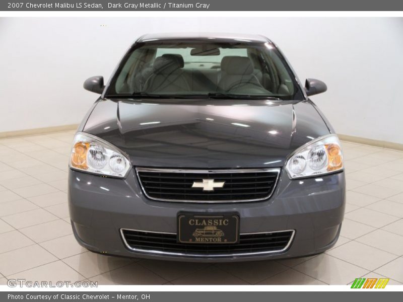 Dark Gray Metallic / Titanium Gray 2007 Chevrolet Malibu LS Sedan