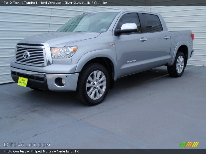 Silver Sky Metallic / Graphite 2012 Toyota Tundra Limited CrewMax