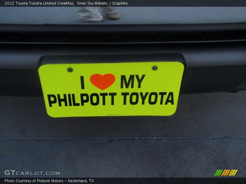 Silver Sky Metallic / Graphite 2012 Toyota Tundra Limited CrewMax