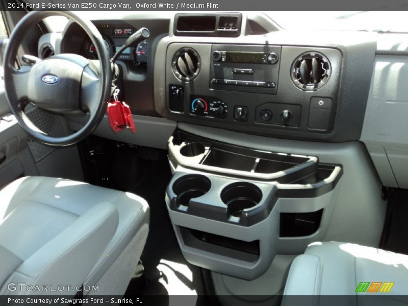 Oxford White / Medium Flint 2014 Ford E-Series Van E250 Cargo Van