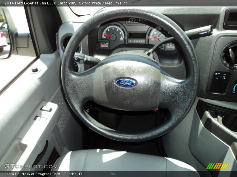 Oxford White / Medium Flint 2014 Ford E-Series Van E250 Cargo Van