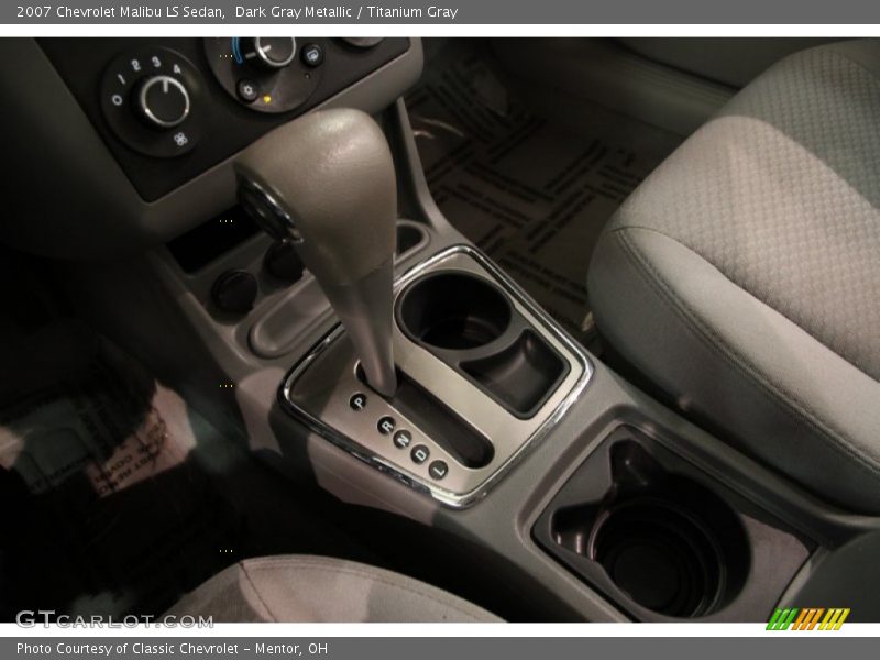 Dark Gray Metallic / Titanium Gray 2007 Chevrolet Malibu LS Sedan