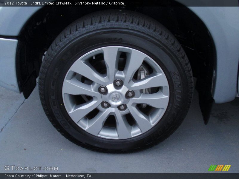 Silver Sky Metallic / Graphite 2012 Toyota Tundra Limited CrewMax