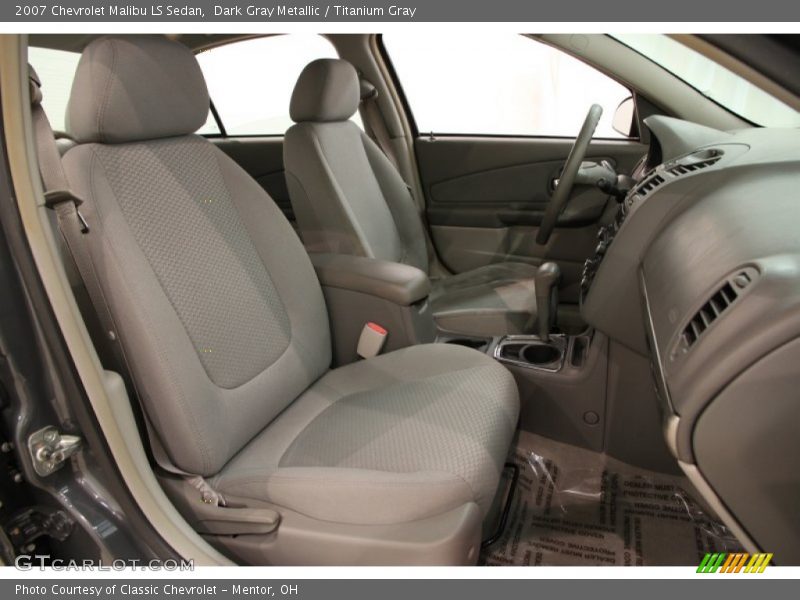 Dark Gray Metallic / Titanium Gray 2007 Chevrolet Malibu LS Sedan