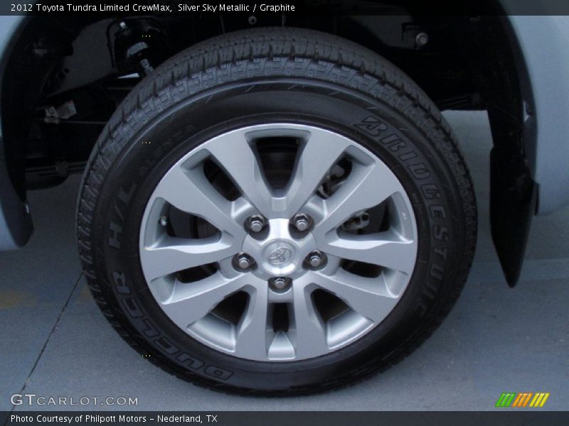 Silver Sky Metallic / Graphite 2012 Toyota Tundra Limited CrewMax