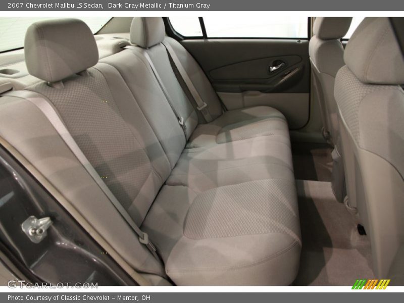 Dark Gray Metallic / Titanium Gray 2007 Chevrolet Malibu LS Sedan