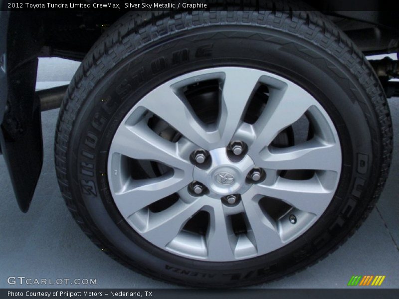 Silver Sky Metallic / Graphite 2012 Toyota Tundra Limited CrewMax