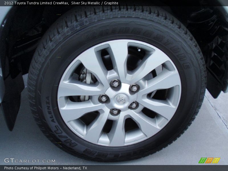 Silver Sky Metallic / Graphite 2012 Toyota Tundra Limited CrewMax