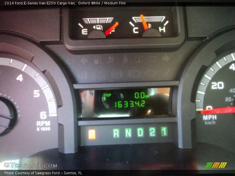 Oxford White / Medium Flint 2014 Ford E-Series Van E250 Cargo Van