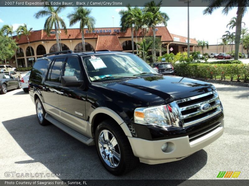 Black / Camel/Grey Stone 2007 Ford Expedition EL Eddie Bauer