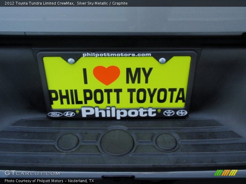 Silver Sky Metallic / Graphite 2012 Toyota Tundra Limited CrewMax