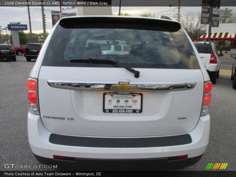 Summit White / Dark Gray 2008 Chevrolet Equinox LS AWD