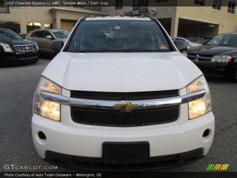 Summit White / Dark Gray 2008 Chevrolet Equinox LS AWD