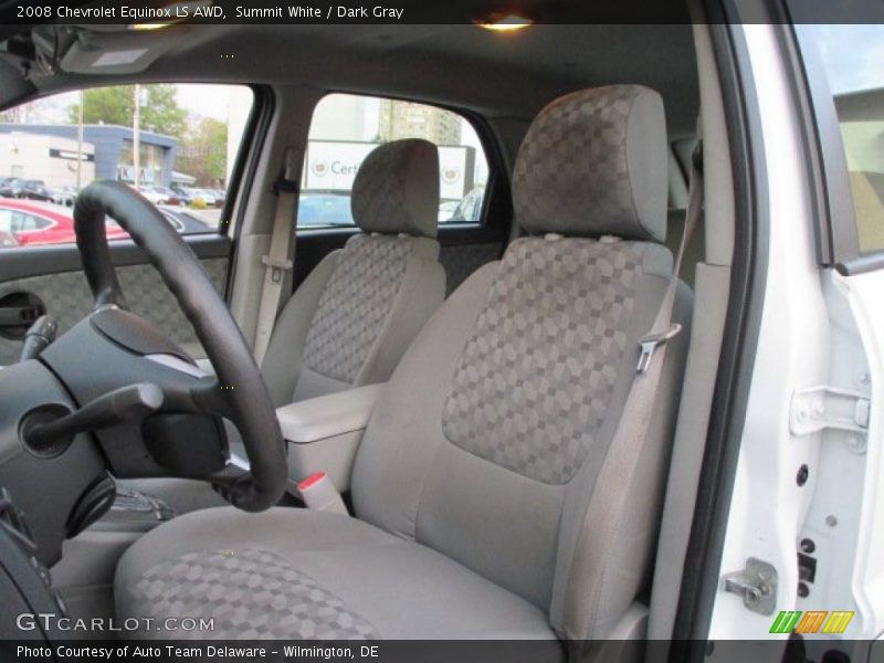Summit White / Dark Gray 2008 Chevrolet Equinox LS AWD