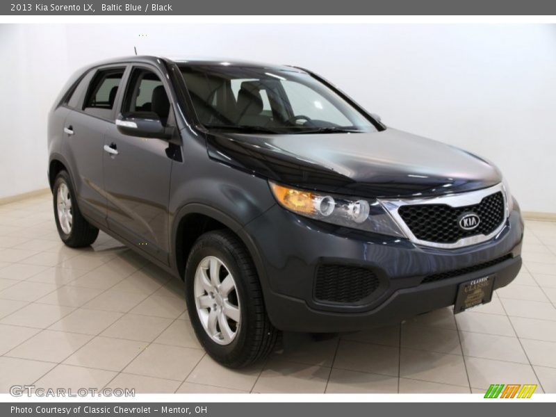 Baltic Blue / Black 2013 Kia Sorento LX