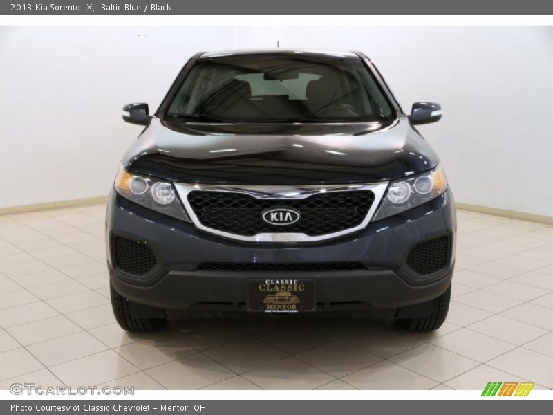 Baltic Blue / Black 2013 Kia Sorento LX
