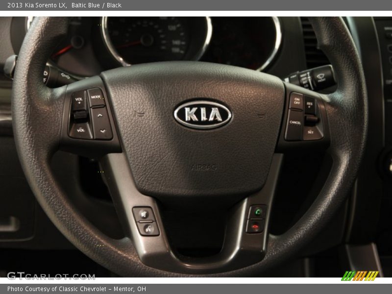 Baltic Blue / Black 2013 Kia Sorento LX