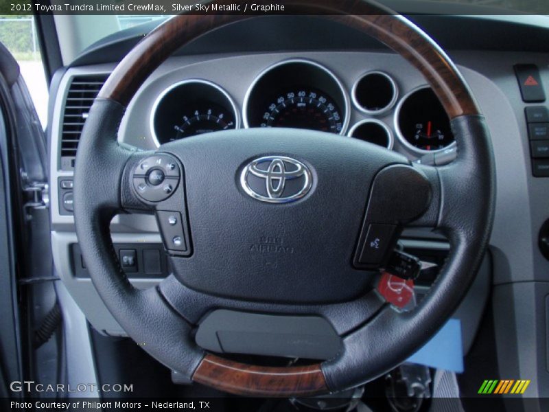 Silver Sky Metallic / Graphite 2012 Toyota Tundra Limited CrewMax