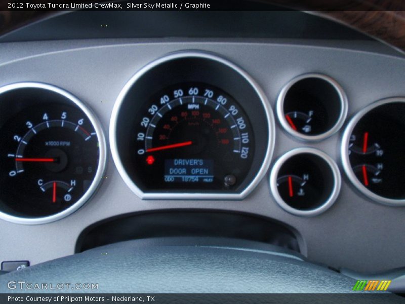 Silver Sky Metallic / Graphite 2012 Toyota Tundra Limited CrewMax