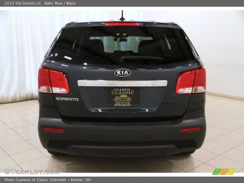 Baltic Blue / Black 2013 Kia Sorento LX