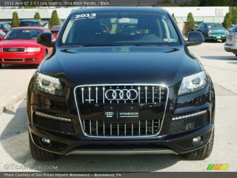 Orca Black Metallic / Black 2013 Audi Q7 3.0 S Line quattro