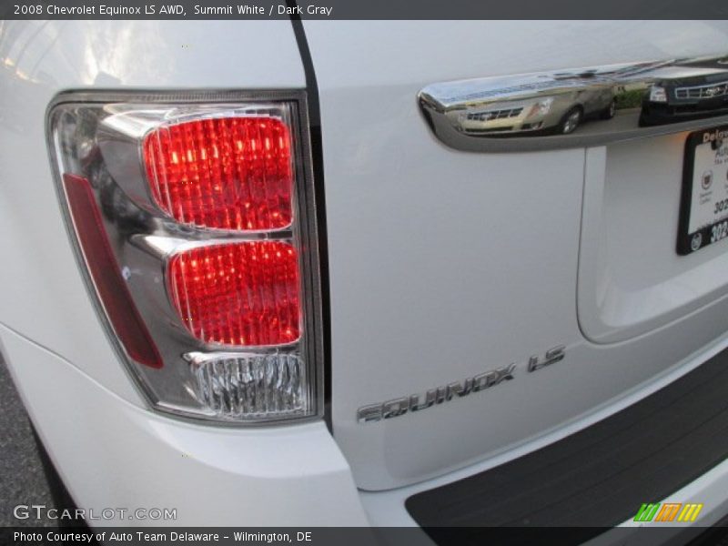 Summit White / Dark Gray 2008 Chevrolet Equinox LS AWD