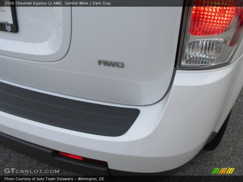 Summit White / Dark Gray 2008 Chevrolet Equinox LS AWD