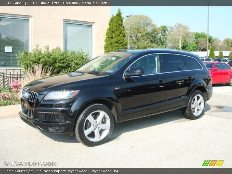Orca Black Metallic / Black 2013 Audi Q7 3.0 S Line quattro