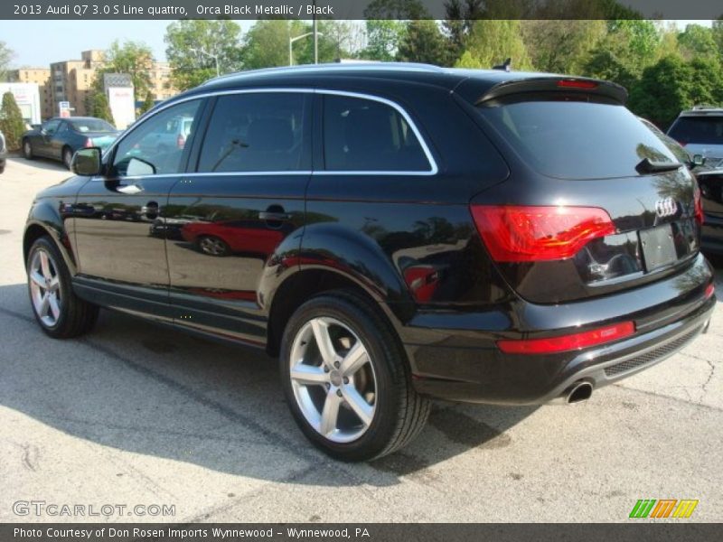 Orca Black Metallic / Black 2013 Audi Q7 3.0 S Line quattro