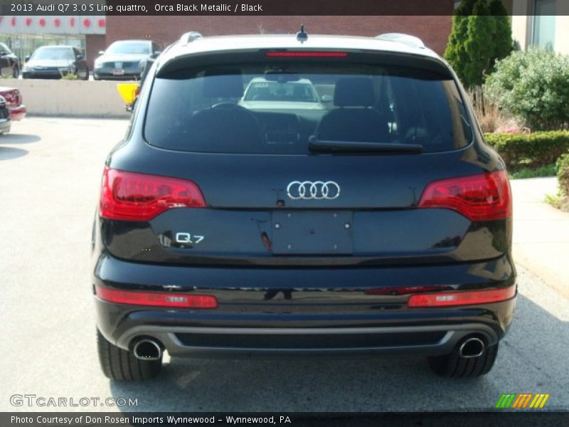 Orca Black Metallic / Black 2013 Audi Q7 3.0 S Line quattro