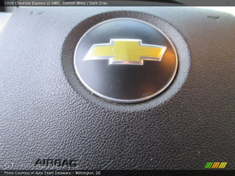 Summit White / Dark Gray 2008 Chevrolet Equinox LS AWD
