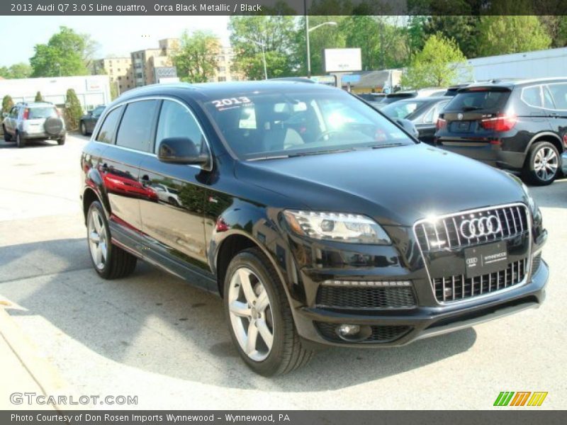 Orca Black Metallic / Black 2013 Audi Q7 3.0 S Line quattro