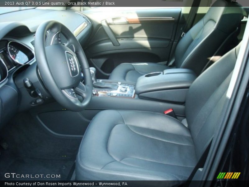 Orca Black Metallic / Black 2013 Audi Q7 3.0 S Line quattro