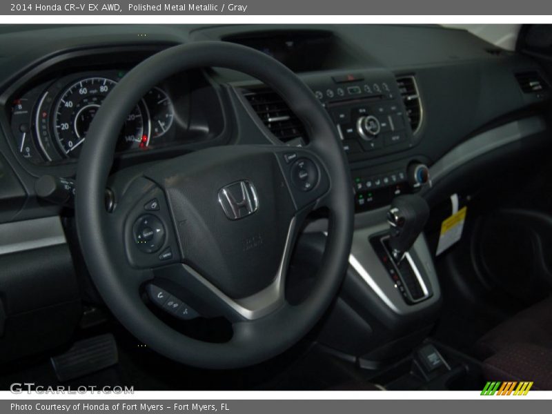 Polished Metal Metallic / Gray 2014 Honda CR-V EX AWD