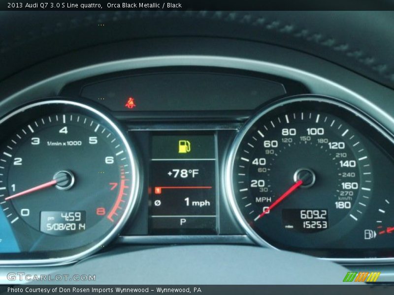 Orca Black Metallic / Black 2013 Audi Q7 3.0 S Line quattro