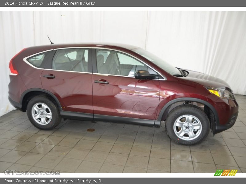 Basque Red Pearl II / Gray 2014 Honda CR-V LX