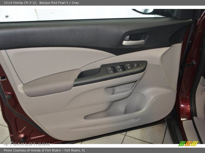 Basque Red Pearl II / Gray 2014 Honda CR-V LX