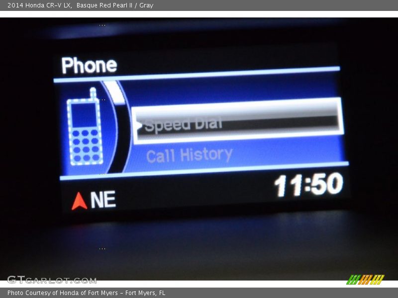 Basque Red Pearl II / Gray 2014 Honda CR-V LX