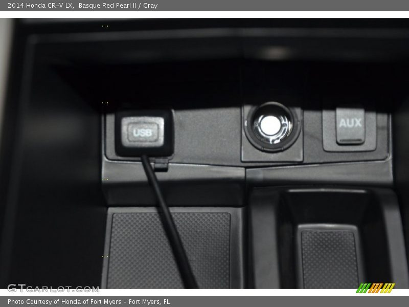 Basque Red Pearl II / Gray 2014 Honda CR-V LX