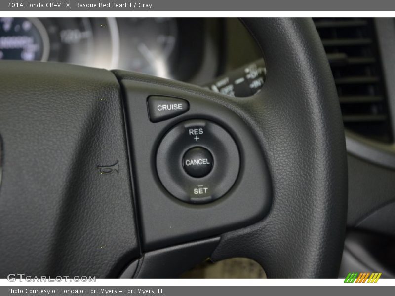 Basque Red Pearl II / Gray 2014 Honda CR-V LX