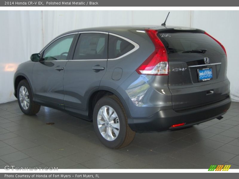 Polished Metal Metallic / Black 2014 Honda CR-V EX