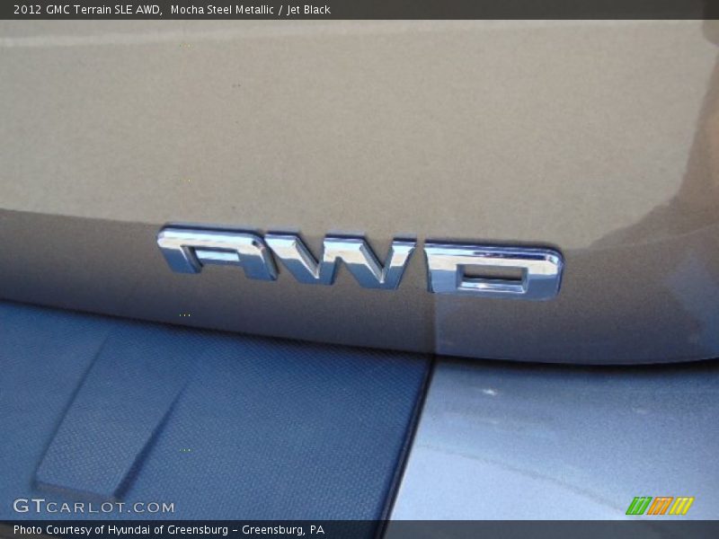 Mocha Steel Metallic / Jet Black 2012 GMC Terrain SLE AWD
