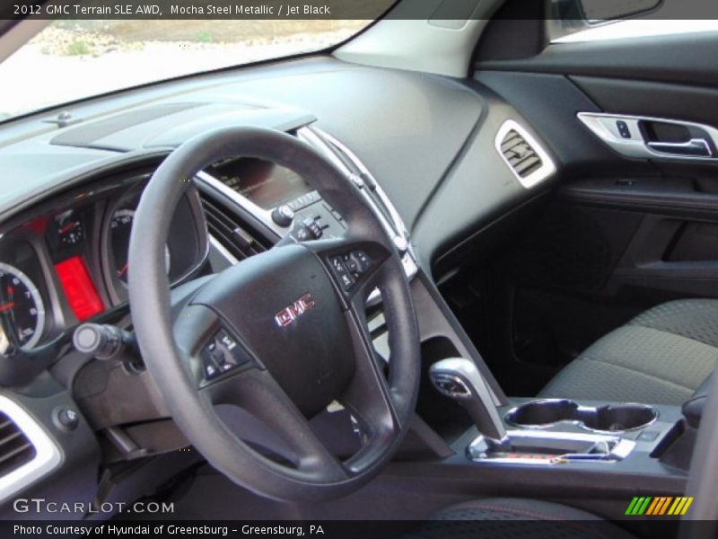 Mocha Steel Metallic / Jet Black 2012 GMC Terrain SLE AWD