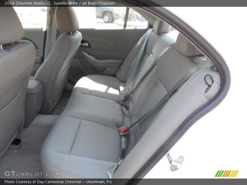 Summit White / Jet Black/Titanium 2014 Chevrolet Malibu LS