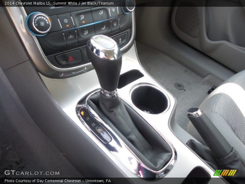 Summit White / Jet Black/Titanium 2014 Chevrolet Malibu LS